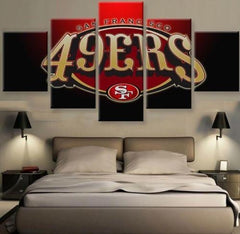 San Francisco 49ers Sports Wall Art Decor Canvas Printing