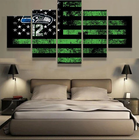 Seattle Seahawks American Wall Art Decor Canvas Printing