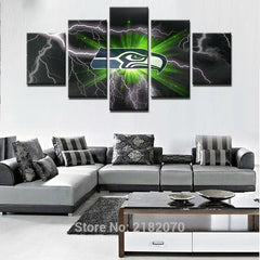 Seattle Seahawks Sports Art Wall Decor Canvas Print