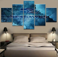 Seattle Seahawks Sports Team Wall Art Decor Canvas Printing