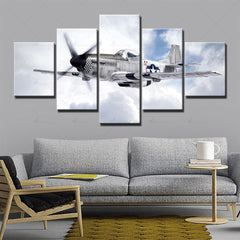 Sky Airplane Wall Art Canvas Printing Decor