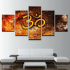 Image of Spiritual OM Symbol The Sacred Sound Wall Art Canvas Printing Decor