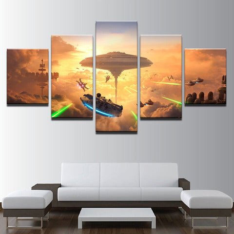 Star Wars Spacecraft Battlefront Wall Art Canvas Printing Decor