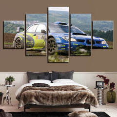 Subaru Impreza Sports Car Wall Art Canvas Printing Decor