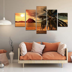 Sunset Clouds Seascape Wall Art Canvas Printing Decor