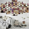 Image of Various Colors Corks Wall Art Canvas Printing Decor
