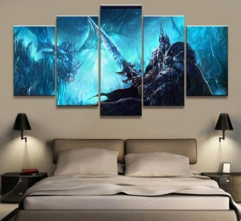 World Of Warcraft DOTA 2 Games Wall Art Canvas Printing Decor