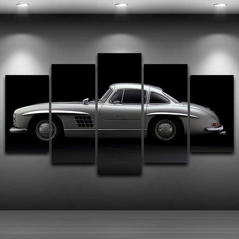 1955 Mercedes-Benz 300sl Gullwing Coupe Wall Art Canvas Printing Decor
