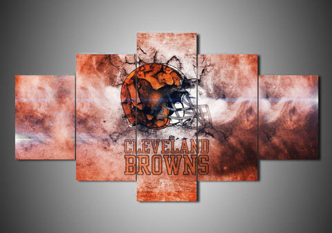 Cleveland Browns Wall Art Decor Canvas Printing