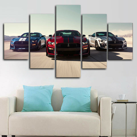 2020 Ford Mustang Shelby GT500 Wall Art Canvas Printing Decor