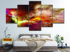 Image of Abstract Colorful Clouds Wall Art Canvas Printing Decor