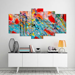 Abstract Expressionism Watercolor Wall Art Canvas Printing Decor