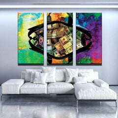 Abstract Money Bag Wall Art Canvas Printing Decor