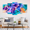 Image of Abstract Purple Expressionism Wall Art Canvas Printing Decor