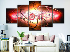 Abstract Red Line Wall Art Canvas Printing Decor