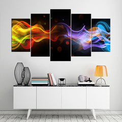 Abstract Smoke Colorful Wall Art Canvas Printing Decor
