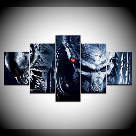 Alien vs Predator Wall Art Canvas Printing Decor