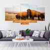 Image of American Bison Yellowstone National Park Wall Art Canvas Printing Decor