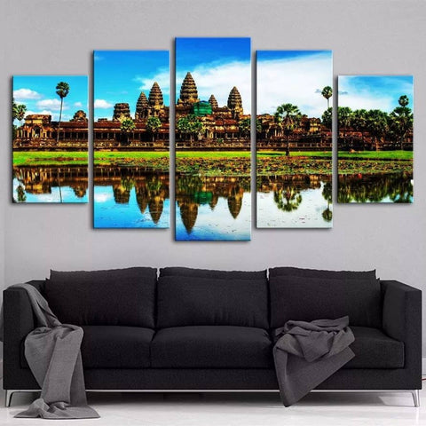 Angkor Wat 7 Wonders Of The World Wall Art Canvas Printing Decor