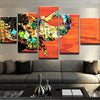 Image of Artistic Elephant Wall Art Canvas Printing Decor