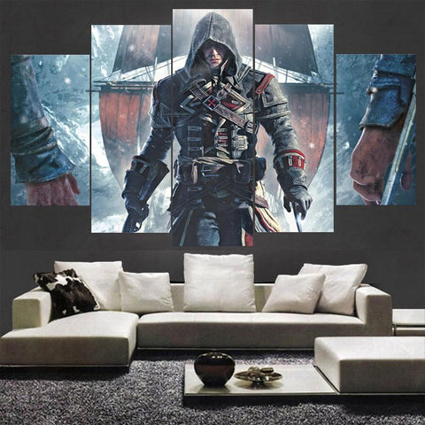 Assassins Creed Inspired Wall Art Canvas Printing Decor
