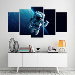 Astronaut Space Galaxy Wall Art Canvas Printing Decor