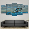 Image of Atlantic Sailfish Blue Marlin Fish Wall Art Canvas Printing Decor
