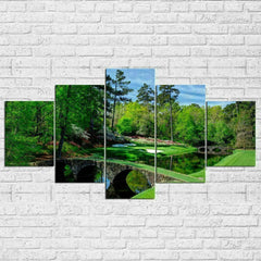 Augusta Masters Golf Course Nature Wall Art Canvas Printing Decor