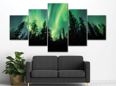 Aurora Borealis Northern Lights Wall Art Canvas Printing Decor