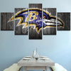 Image of Baltimore Ravens Sports Team Wall Art Decor Canvas Printing