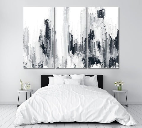 Black And White Abstract Wall Art Canvas Printing Decor