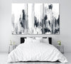 Image of Black And White Abstract Wall Art Canvas Printing Decor
