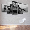 Image of Black Hawk Helicopter Wall Art Canvas Printing Decor