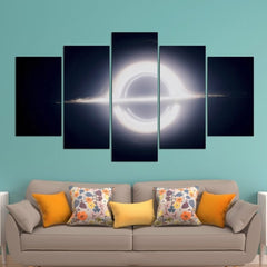 Black Hole Galaxy Wall Art Canvas Printing Decor