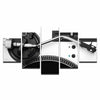 Image of Black and White Music Turntable Wall Art Canvas Printing Decor