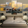 Image of Boeing B-17 Flying Fortress Wall Art Canvas Printing Decor