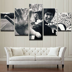 Bruce Lee Kung Fu Wall Art Canvas Printing Decor