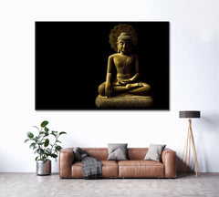 Buddha Meditation Wall Art Decor Canvas Printing-1Panel