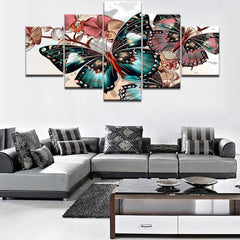 Butterfly Colorful Wall Art Canvas Printing Decor