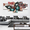 Image of Butterfly Colorful Wall Art Canvas Printing Decor