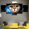 Image of Cat in the Space Astronaut Wall Art Canvas Printing Decor