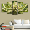 Image of Cannabis Bud Plant Wall Art Canvas Printing Decor