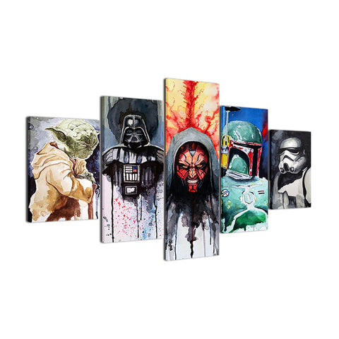 Star Wars Characters PENGDA Wall Art Decor Canvas Printing - BlueArtDecor