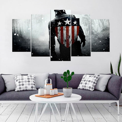 Captain America Super Heroes Wall Art Canvas Printing Decor