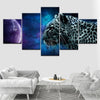 Image of Cheetah Animal in Space Wall Art Canvas Printing Decor