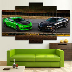 Chevrolet Camaro Hot Muscle Cars Wall Art Canvas Printing Decor