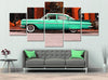 Image of Chevy Bel Air Green Vintage Car Wall Art Canvas Printing Decor