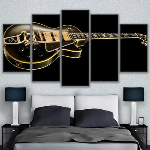 Classic Guitar Musical Instrument Wall Art Canvas Printing Decor
