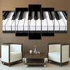 Image of Classic Piano Music Instrument Wall Art Canvas Printing Decor