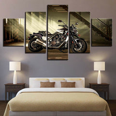 Classic Vintage Style Motorcycle Wall Art Canvas Printing Decor